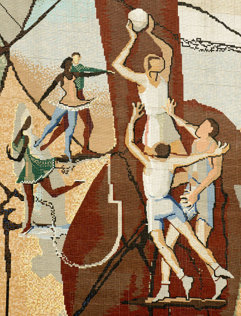 Pershing Center mural